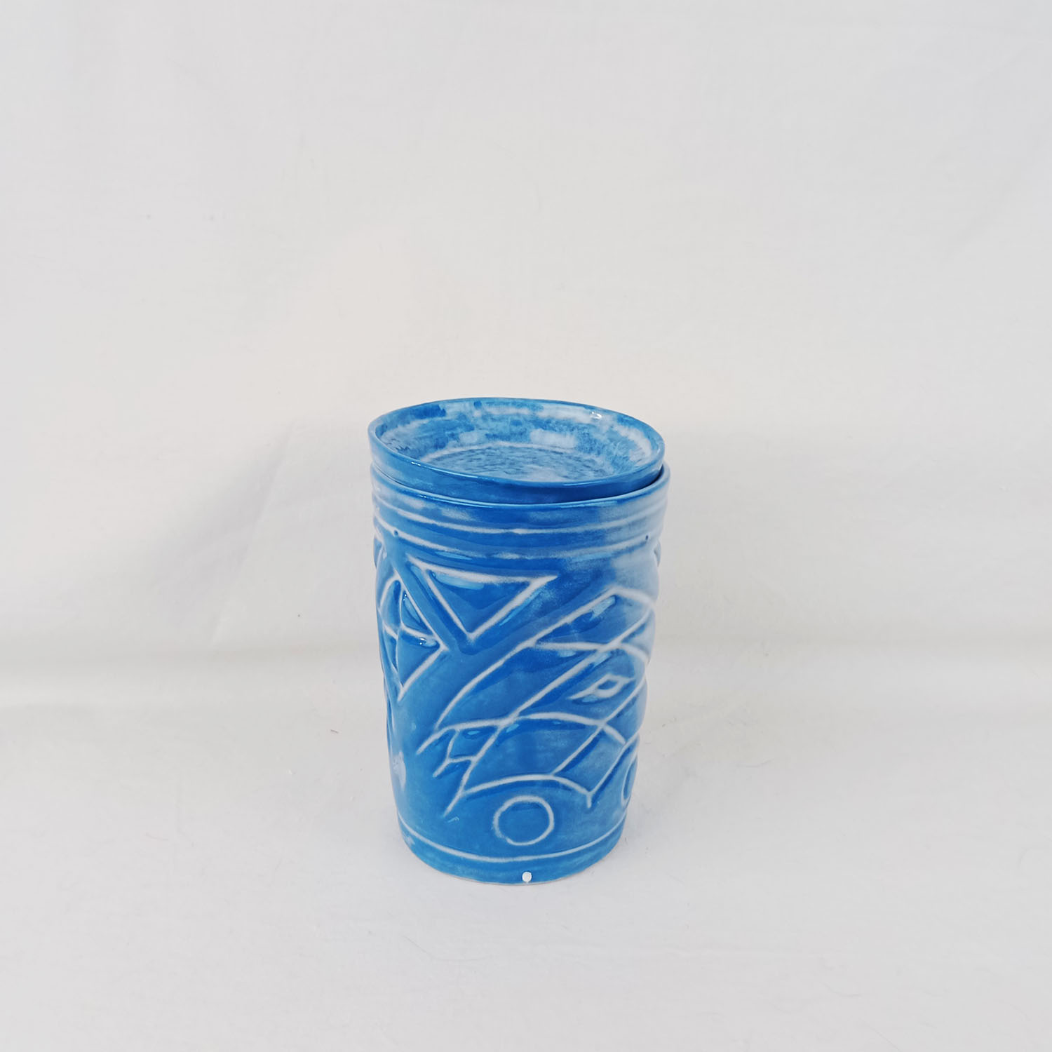 Vaso Aloha - Azul Brillo