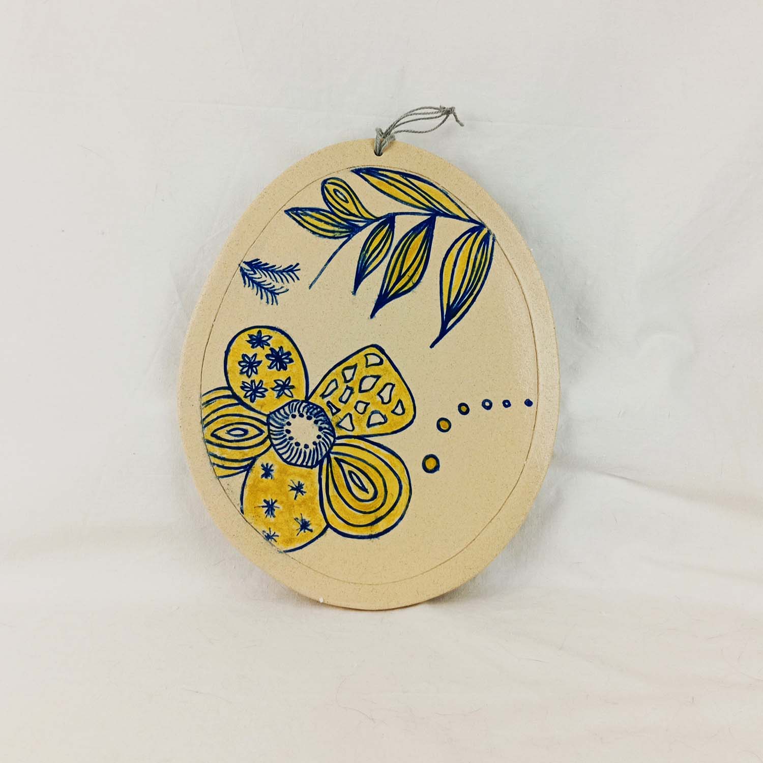 Tabla "Flor oriental" Amarilla