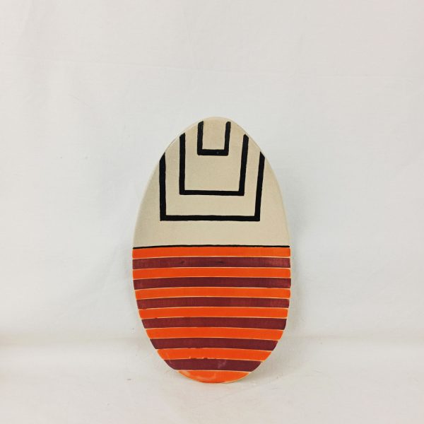 Modelo "Campo sembrado" Naranja- Burdeos - Imagen 2