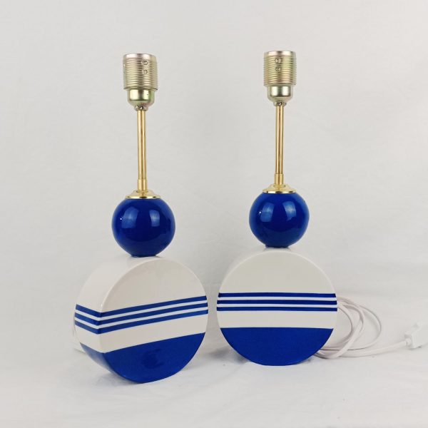 Serie "Stripes" Nº 1 Azul cobalto