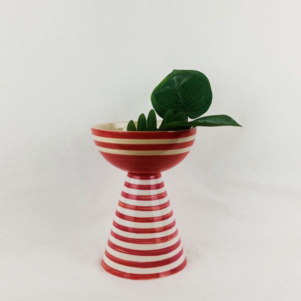 Cesta frutero "Stripes" Rojo