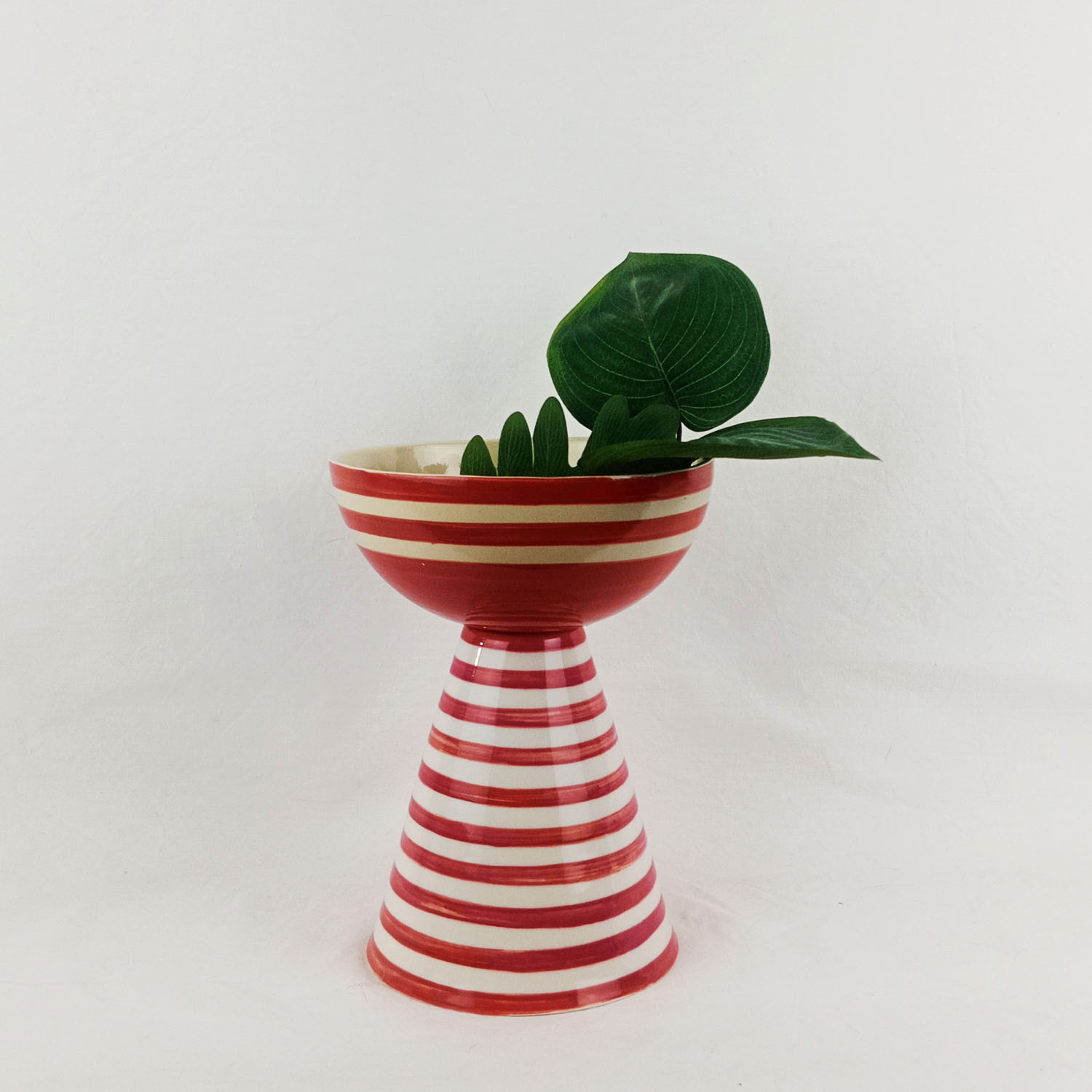 Cesta frutero "Stripes" Rojo