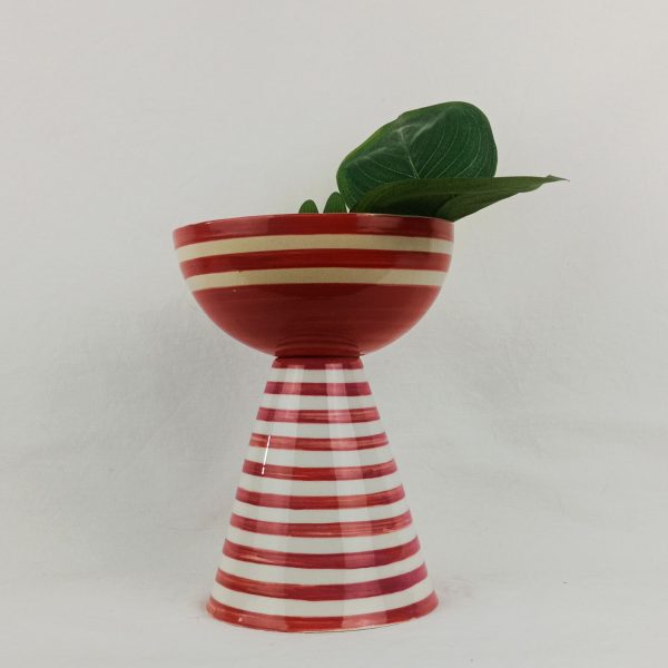 Cesta frutero "Stripes" Rojo - Imagen 2