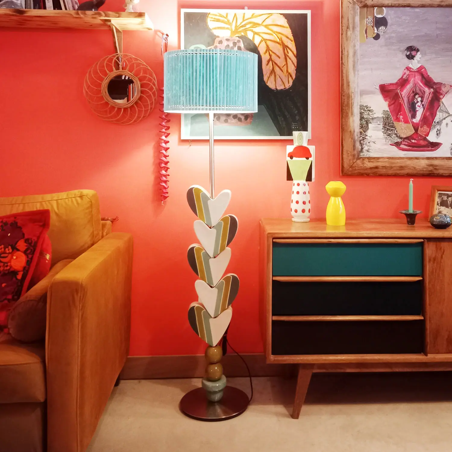 Lámpara de pie modelo Opuntia