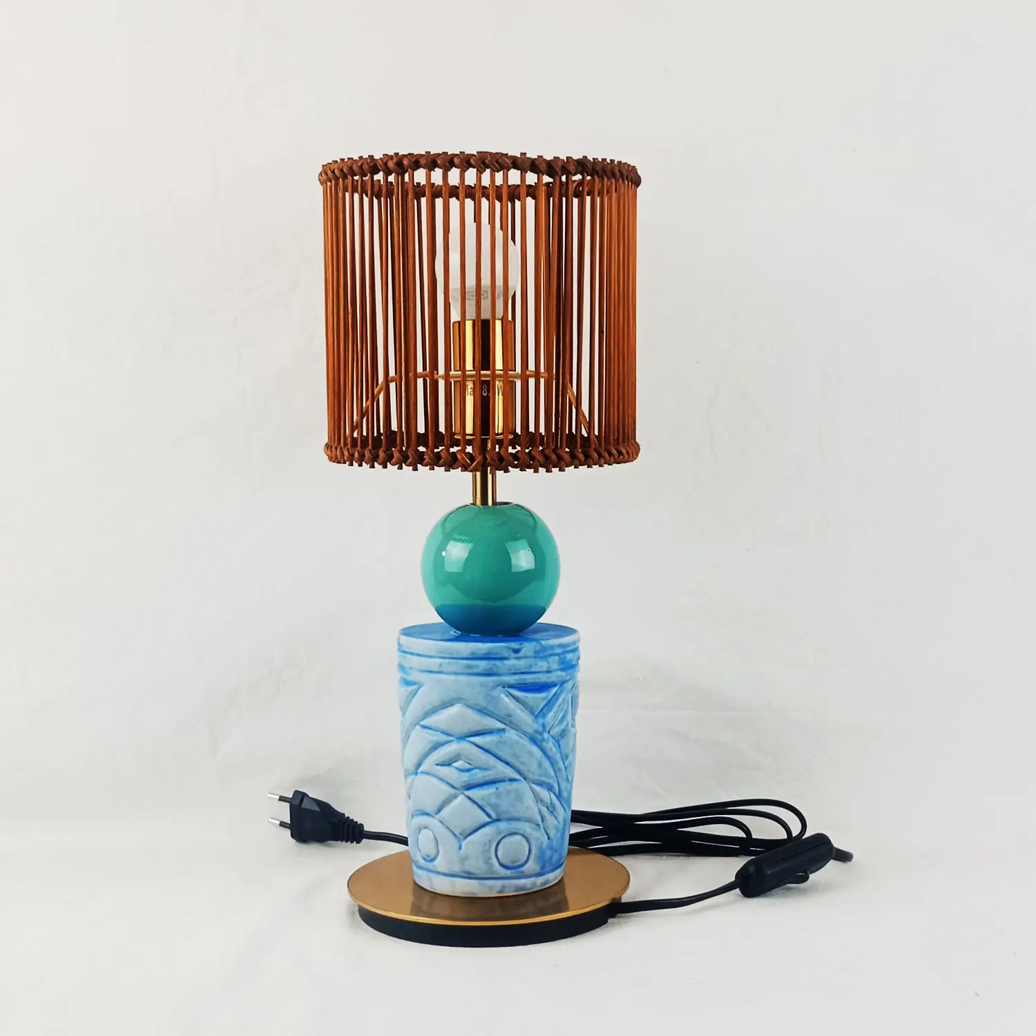 Lámpara de sobremesa Esencias modelo Turquesa