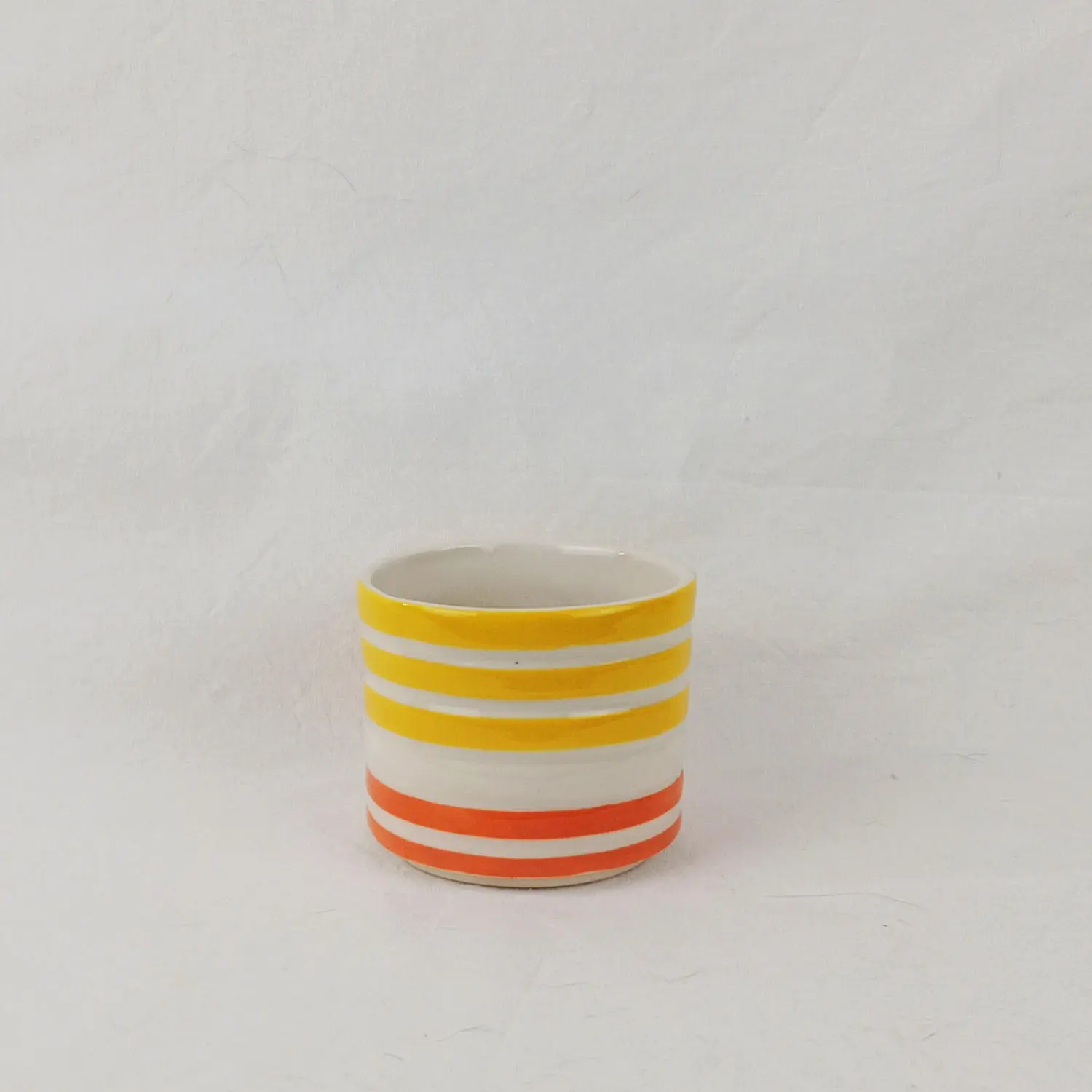 Vaso naranja- amarillo