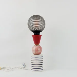 Lámpara de sobremesa serie Circus Nº 7 modelo rosa empolvado